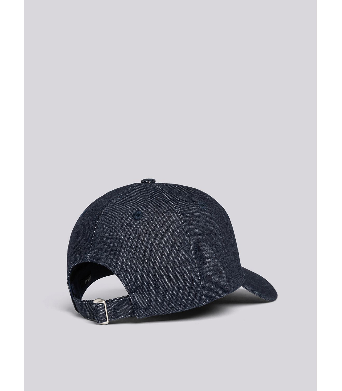 レタリング刺しゅうデニムCAP 詳細画像 ダークインディゴ 2